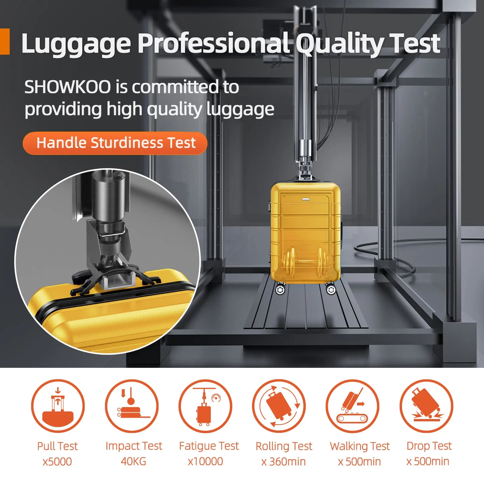 SHOWKOO Luggage Sets Expandable PC ABS Durable Suitcase Double Wheels TSA Lock 5pcs Wine Red
