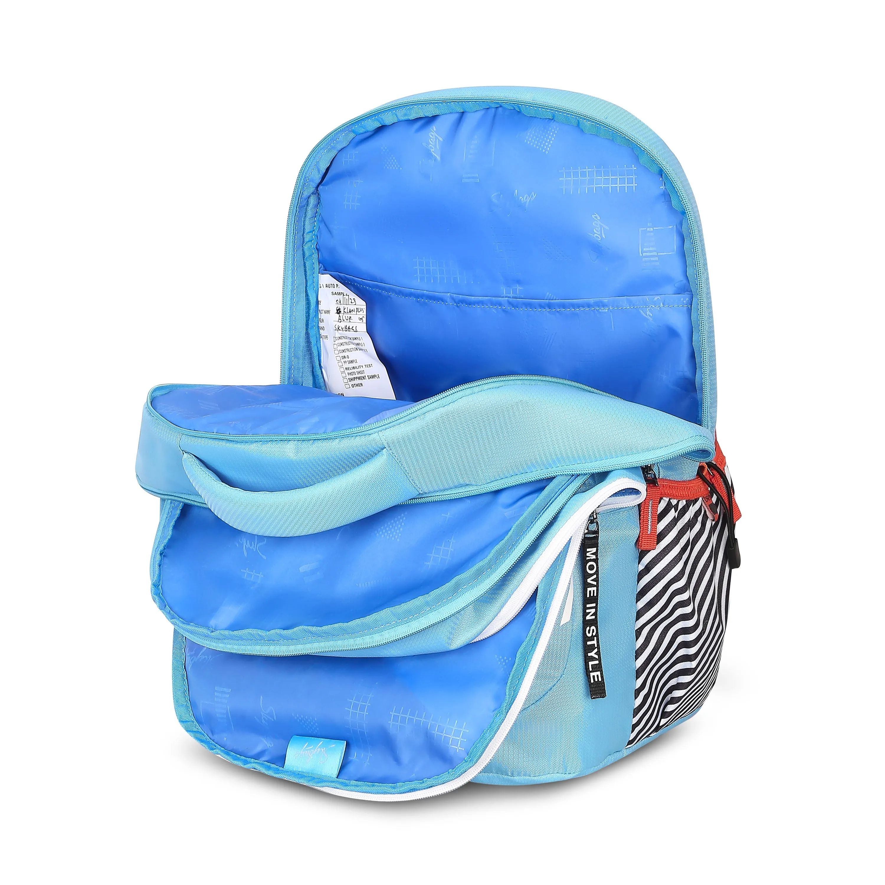 Skybags KLAN PLUS 05 SCHOOL BACKPACK SKYBLUE