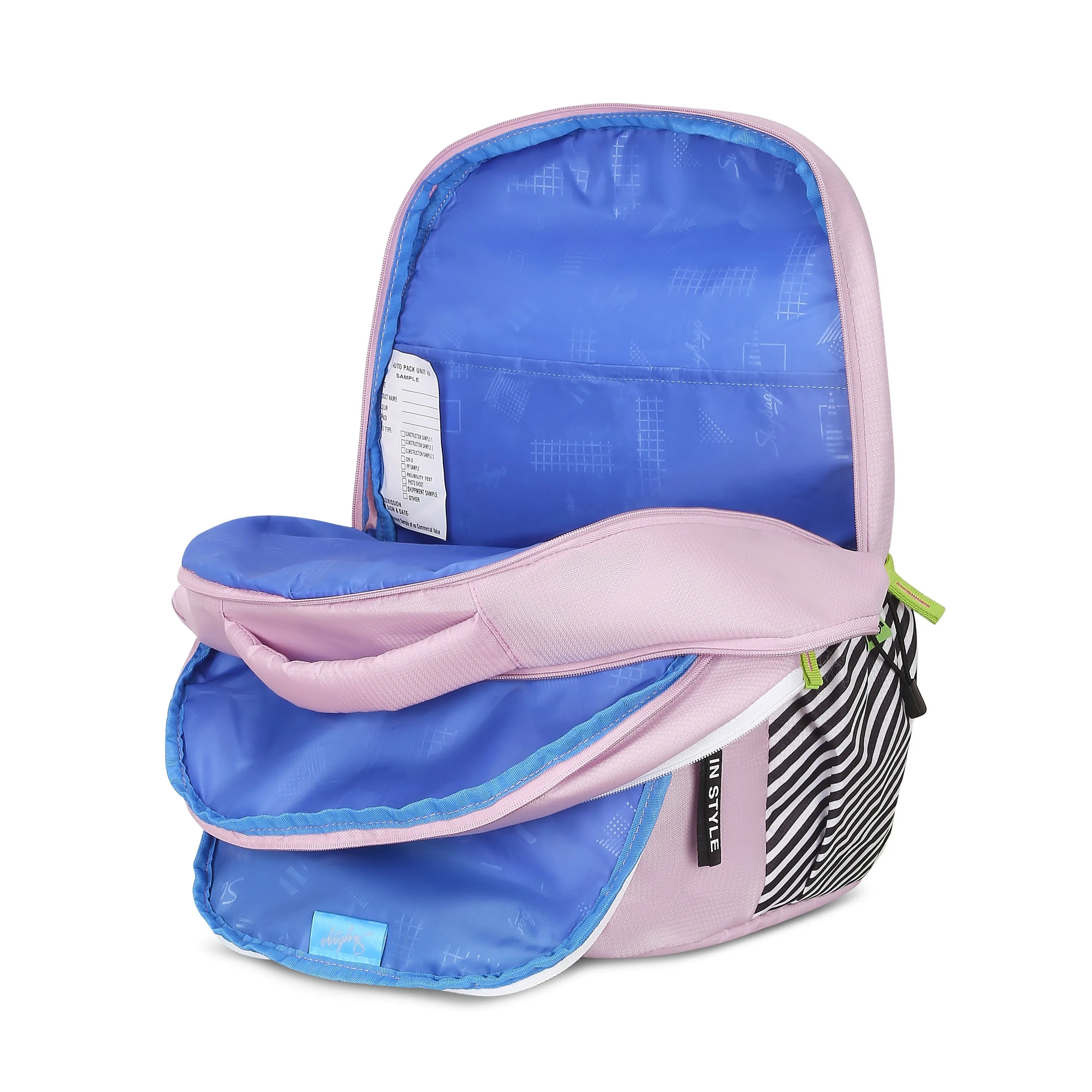 Skybags KLAN PLUS 05 SCHOOL BACKPACK SKYBLUE