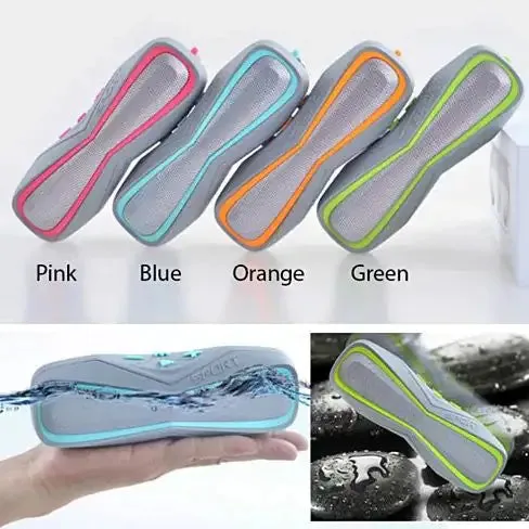 Sleek 6-Hour Playtime Waterproof Bluetooth Speaker - Shockproof, Dustproof, NFC Enabled Sports Edition