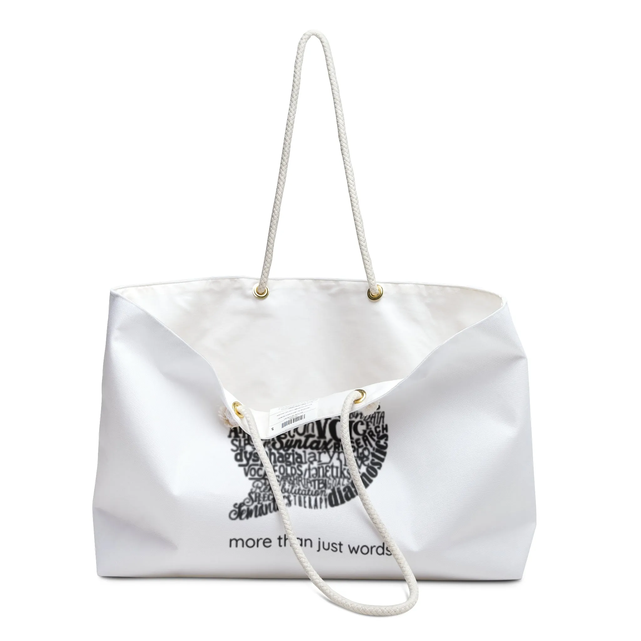 SLP Tote Bag for therapist More than Just Words SLP gift Speech Therapy tote for toys and more!