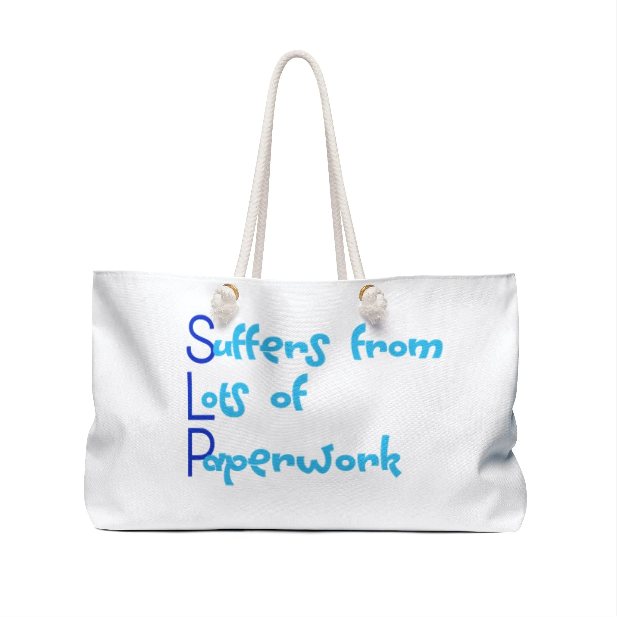 SLP Tote Bag with Meme for therapist paperwork quote SLP gift Speech Therapy tote for toys and more!