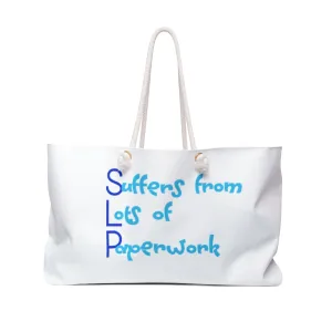 SLP Tote Bag with Meme for therapist paperwork quote SLP gift Speech Therapy tote for toys and more!