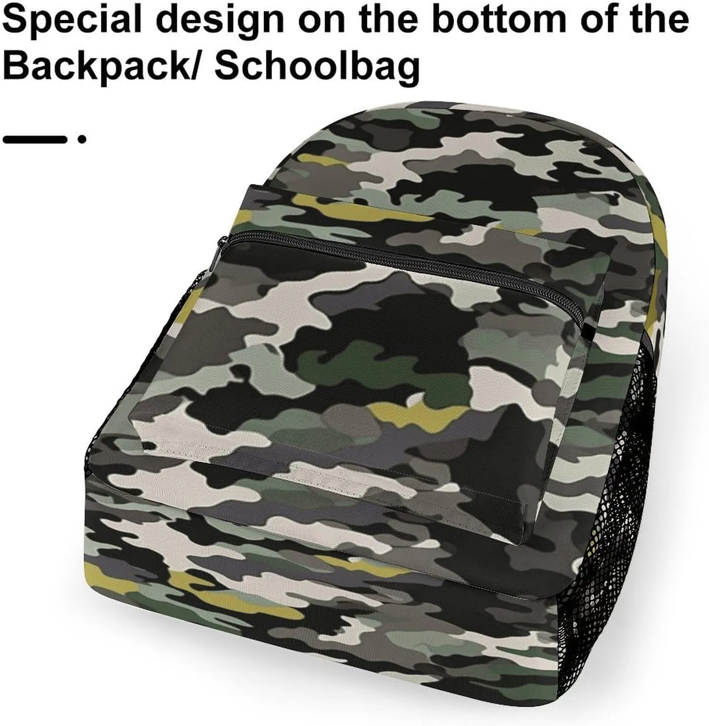 Small Backpacks Personalized Abstract Camouflage Printing Travel Bag Lightweight Travel Backpack For Women Men
