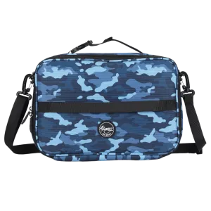 Small Insulated Lunch Bag Blue Camo