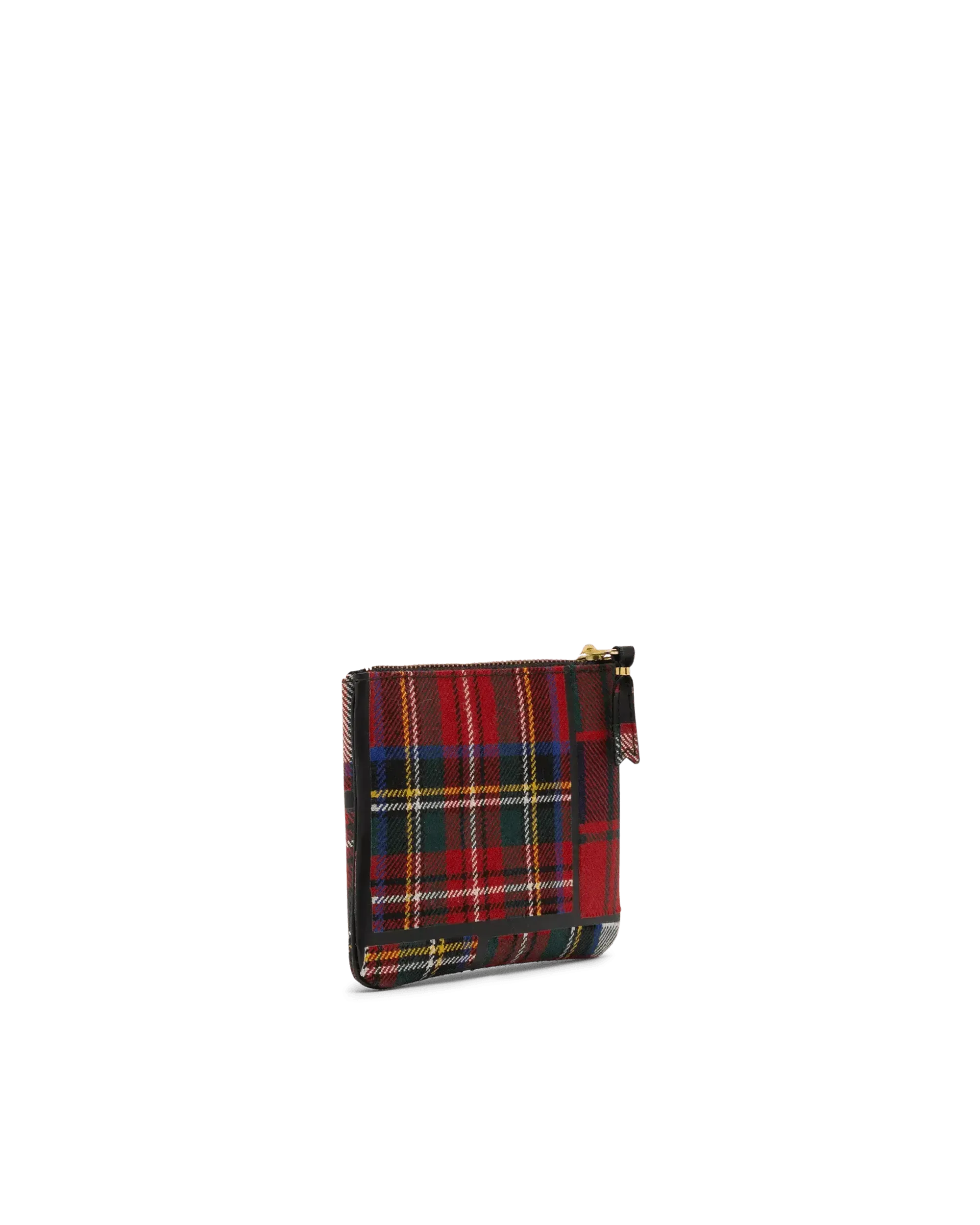 Small Tartan Patchwork Zip Pouch
