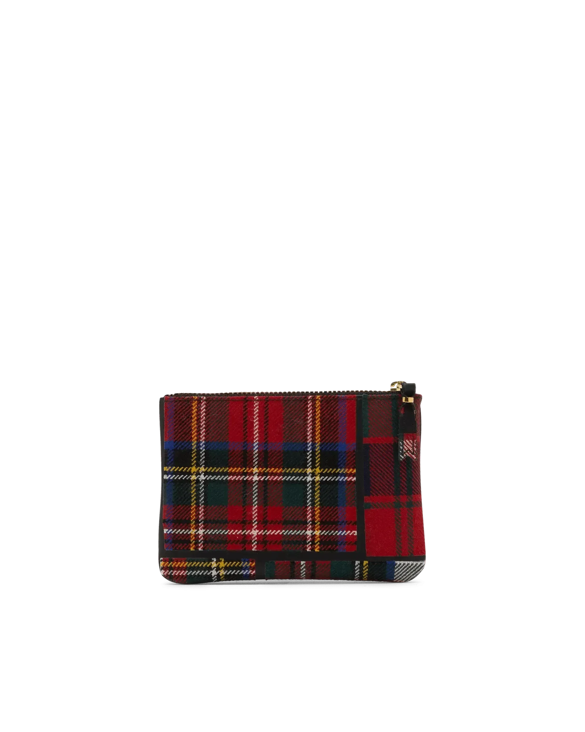 Small Tartan Patchwork Zip Pouch