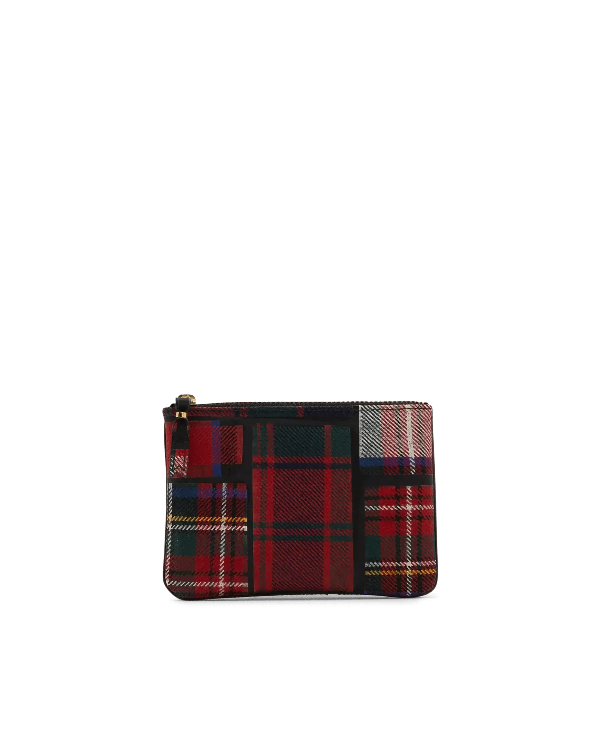 Small Tartan Patchwork Zip Pouch