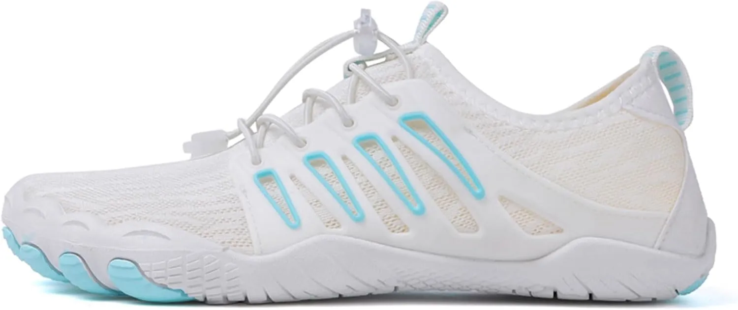 Smoneyful Hike Barefoot Shoes for Women Men, Breathable, Non-Slip Athletic Footwear, Wide Toe Water Shoes, Grounding Shoes and Grounding Barefoot Shoes for Barefoot Womens