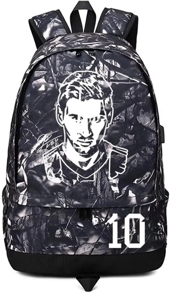 Soccer Player 10 Luminous Ball Storage Backpack Sports Equipment Depositary Multifunctional Bag For Men Women