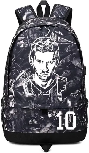 Soccer Player 10 Luminous Ball Storage Backpack Sports Equipment Depositary Multifunctional Bag For Men Women