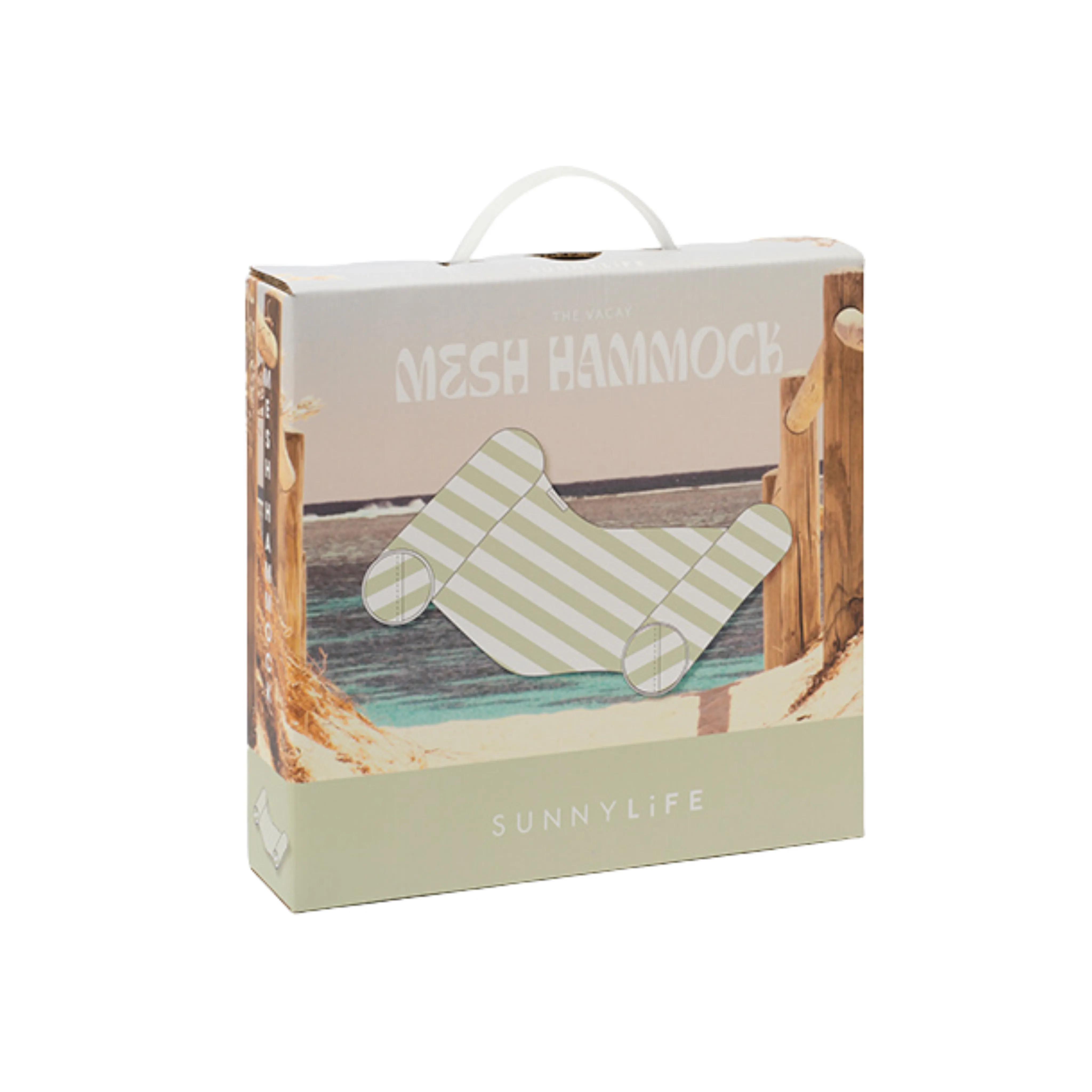 Soft Olive Mesh Hammock Float
