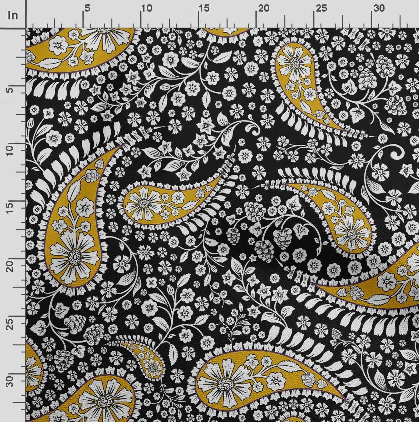 Soimoi Heavyweight Cotton Canvas Fabric Material - 56 Inch Wide, Black - Asian Print, Ideal for Making Durable Tote Bags, Backpacks, Jackets, Upholstery, Cushions, Outdoor Furniture Covers, 1 Yard