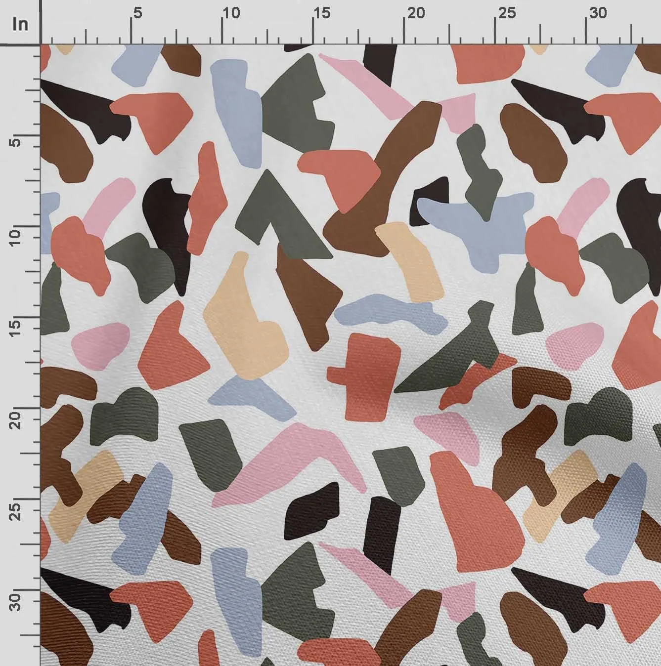 Soimoi Heavyweight Cotton Canvas Fabric Material - 56 Inch Wide, Orange - Abstract Print, Ideal For Making Durable Tote Bags, Backpacks, Jackets, Upholstery, Cushions, Outdoor Furniture Covers, 1 Yard