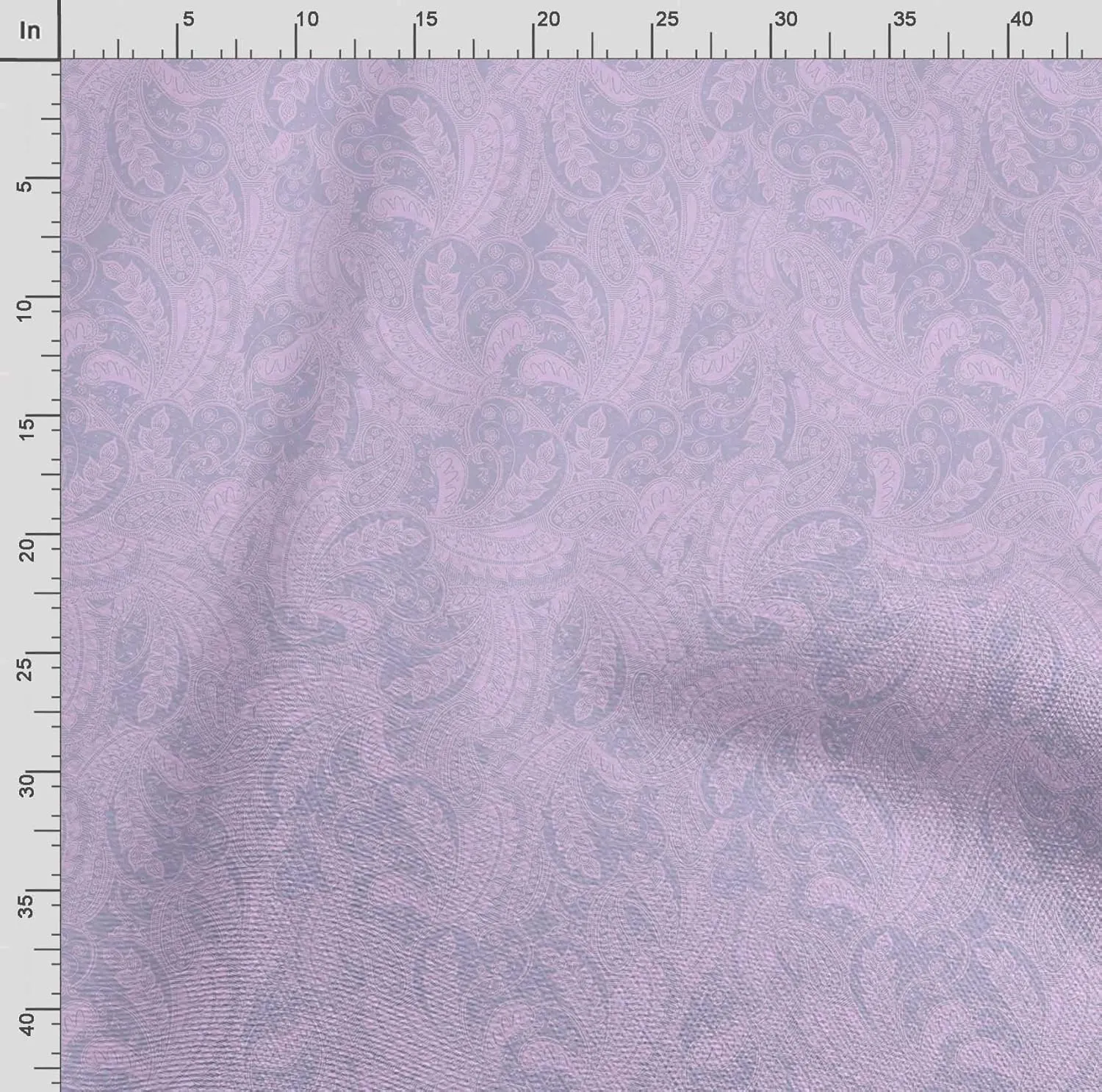 Soimoi Heavyweight Cotton Canvas Fabric Material - 56 Inch Wide, Purple - Asian Print, Ideal for Making Durable Tote Bags, Backpacks, Jackets, Upholstery, Cushions, Outdoor Furniture Covers, 1 Yard