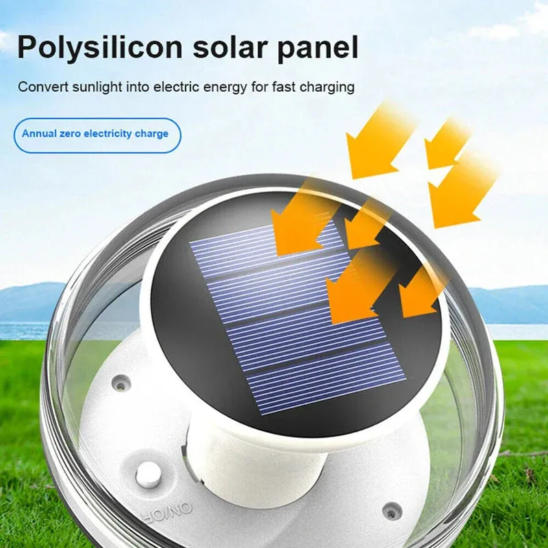 Solar Powered Floating Pool Light Waterproof Pond Lamp