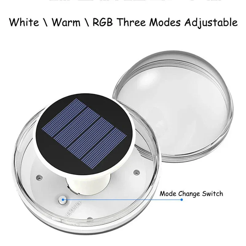 Solar Powered Floating Pool Light Waterproof Pond Lamp