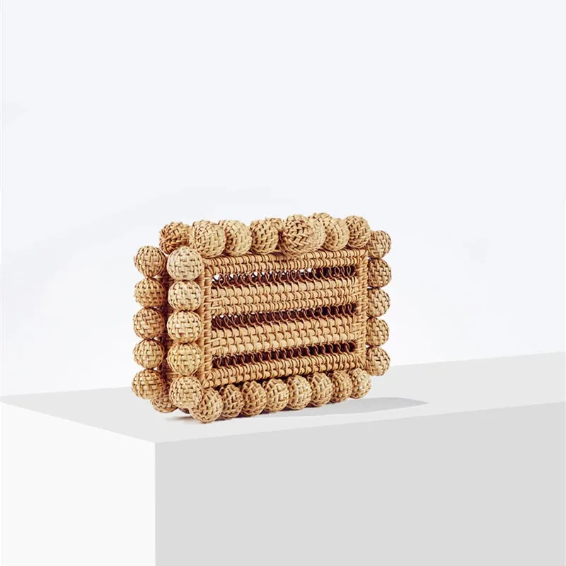 Soma Rattan Summer Clutch