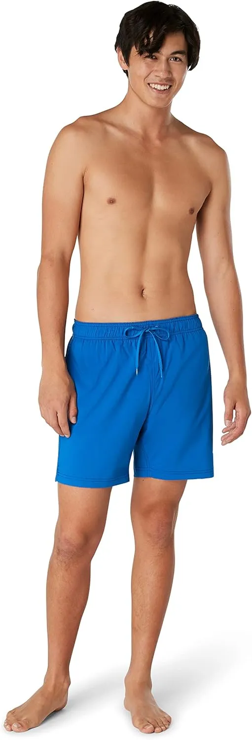 Speedo Men's Swim Trunk Mid Length Redondo Solid