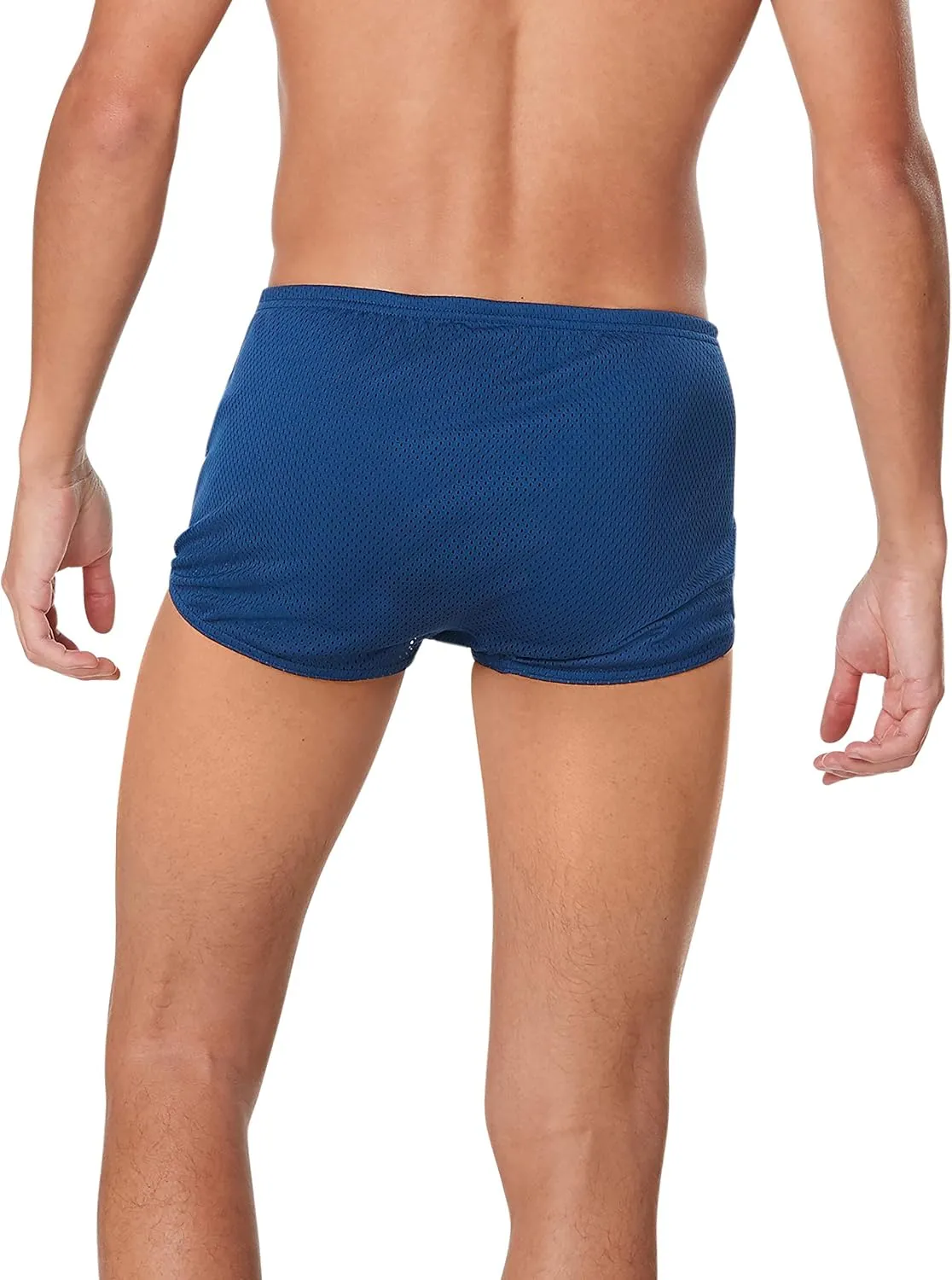 Speedo Men's Swimsuit Square Leg Poly Mesh Training Suit