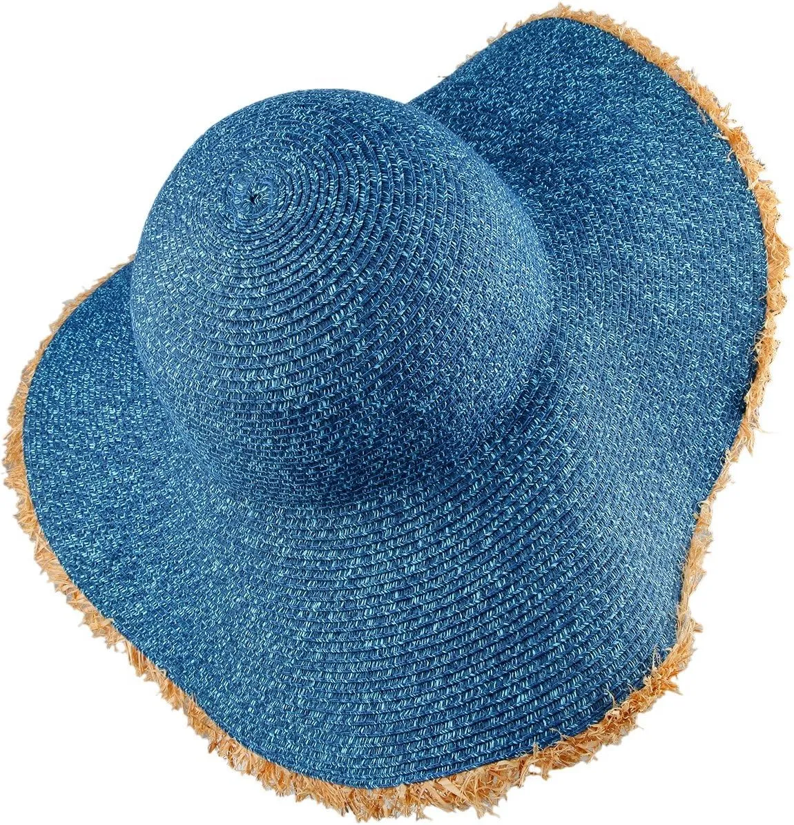 Sportmusies Women's Sun Hat, Wide Brim Floppy Roll Up UV Protection Straw Hat Beach Cap