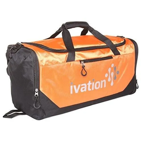 Sports Gym Duffel Bag 100% Water Repellent Polyester