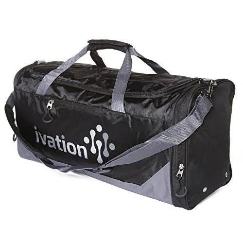 Sports Gym Duffel Bag 100% Water Repellent Polyester