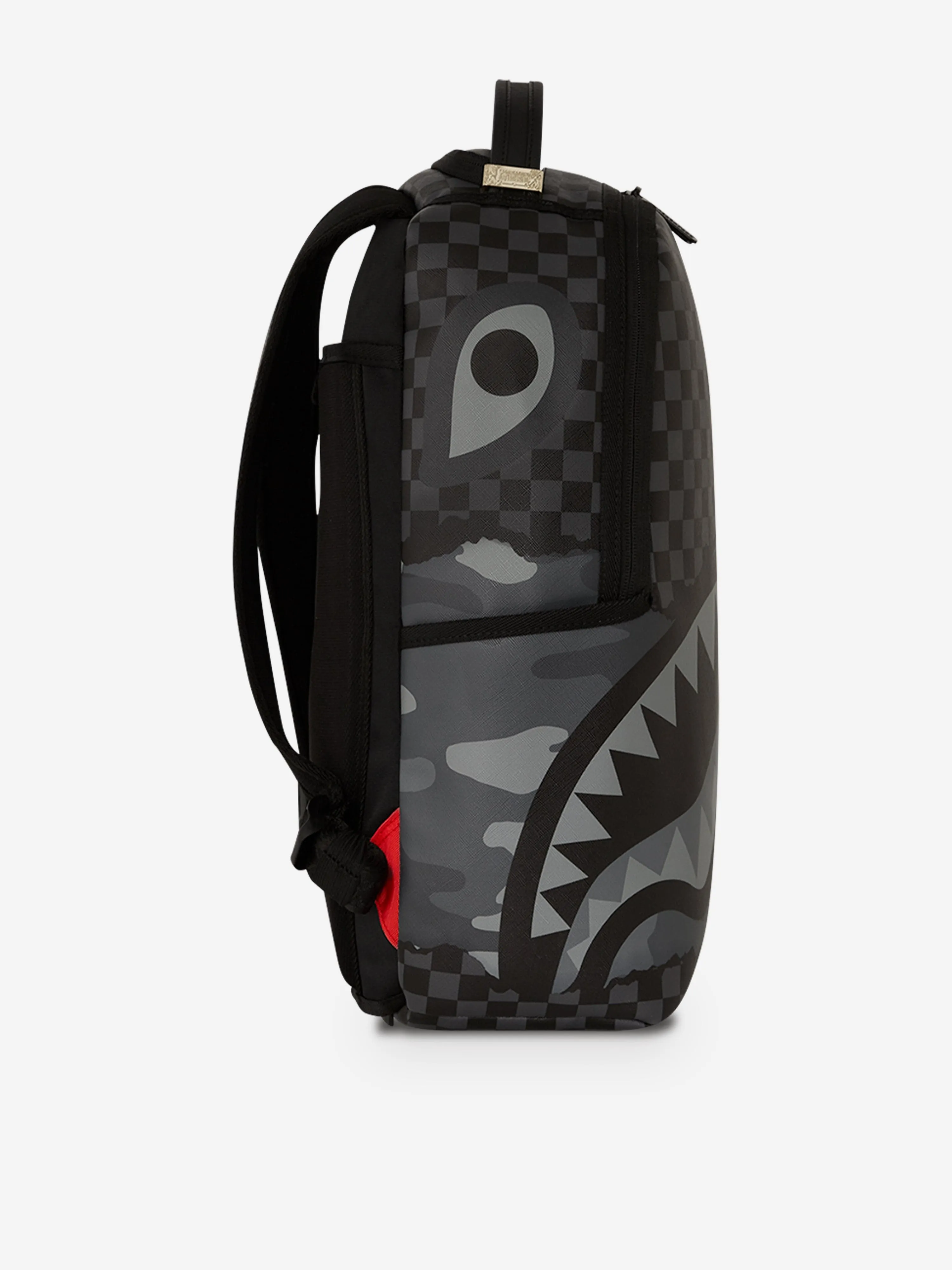Sprayground Kids Split Up Camo Tear Backpack in Black (44cm)