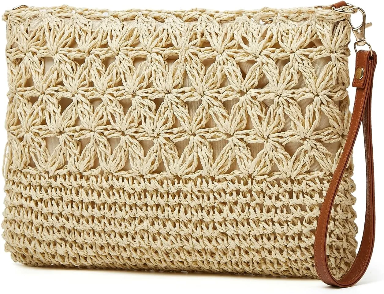 Square Bag Straw Beach Bags For Women Rattan Purse Summer Straw Crossbody Handmade Raffia Bag Handbag Purse Shoulder Bag 2025
