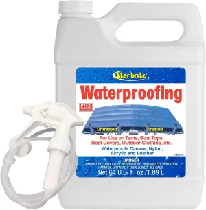 STAR BRITE Waterproofing Spray, Waterproofer   Stain Repellent   UV Protection for Boat Covers, Car Covers, Bimini Tops, Tents, Jackets, Backpacks, Boots, Awnings, Patio Covers & More