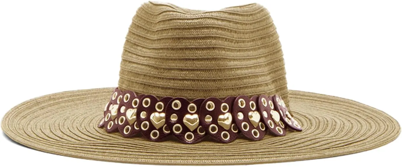 Steve Madden Women's Knox Fedora, Natural Multi