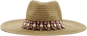 Steve Madden Women's Knox Fedora, Natural Multi