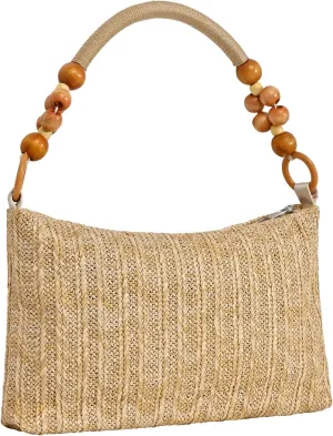 Straw Beach Bag for Women Shoulder Bag Straw Purse, Women Summer Handbag
