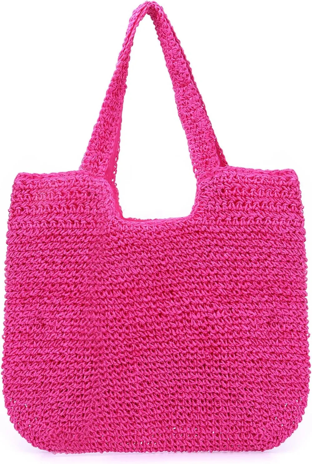 Straw Beach Bag for Women Summer Woven Tote Bag Shoulder Handbags