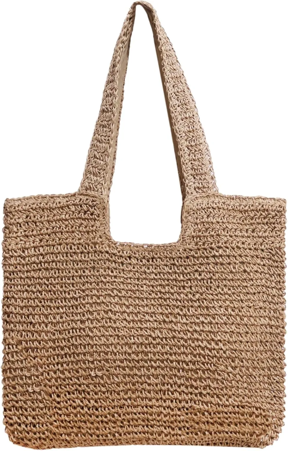 Straw Beach Bag The Tote Bag for Women Summer Rattan Bag for Vacation Wicker Woven Weekender Bags