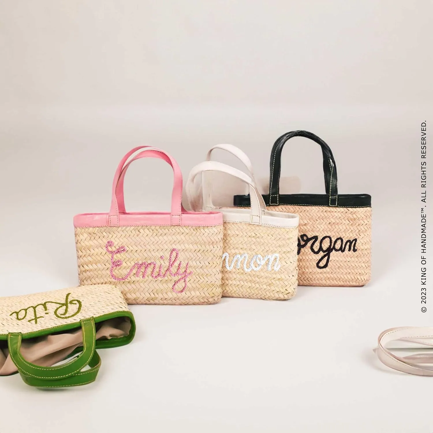 Straw Beach Bag-Unique Personalized Women's Handbag,Shoulder Bag for Women,straw bag clutch, Woven Straw Purse,Perfect as Mother's Day Gifts, Gifts for Mom,Bride, Bridesmaid Bags (Pistachio green)