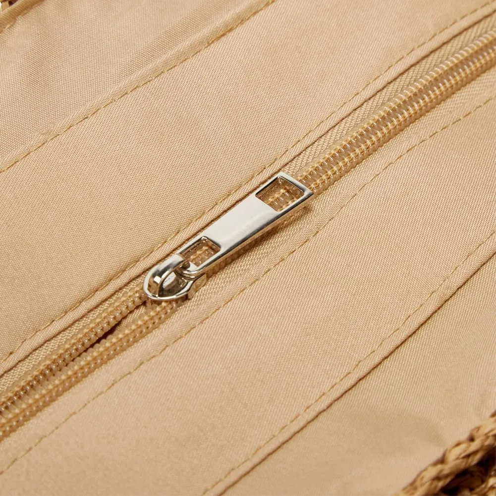 Straw Beach Tote Bag Hobo Bags Women Vintage Everything Summer Shoulder Beach Bag Cute Purse Work Travel Handbag 2025