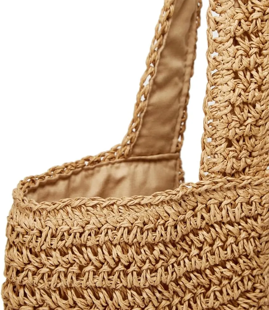 Straw Beach Tote Bag Hobo Bags Women Vintage Everything Summer Shoulder Beach Bag Cute Purse Work Travel Handbag 2025