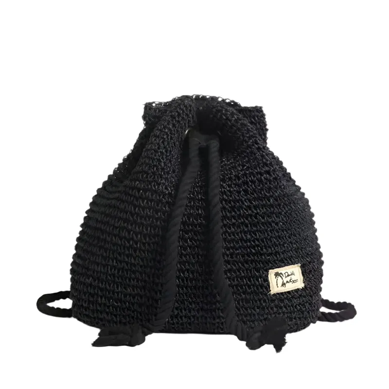 Straw Bucket Beach Bag | Felia