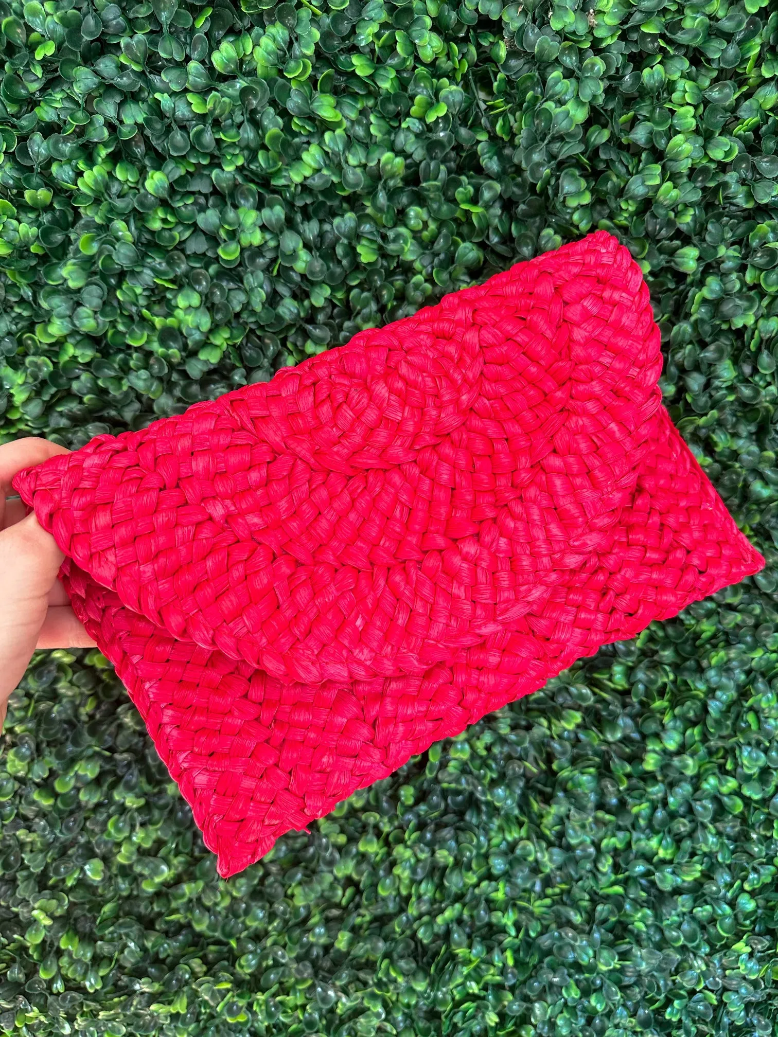 Straw Clutch Bag