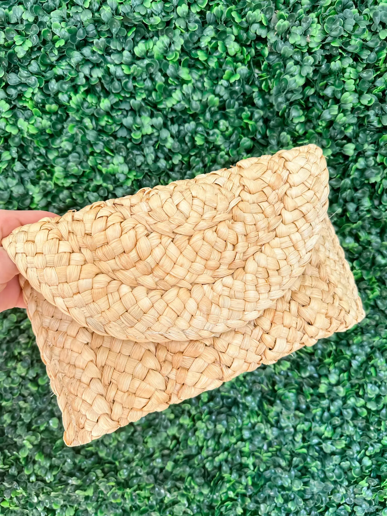 Straw Clutch Bag