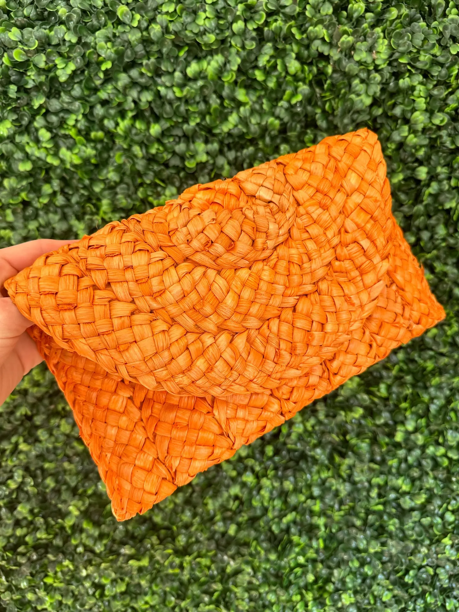 Straw Clutch Bag