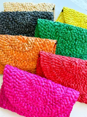 Straw Clutch Bag