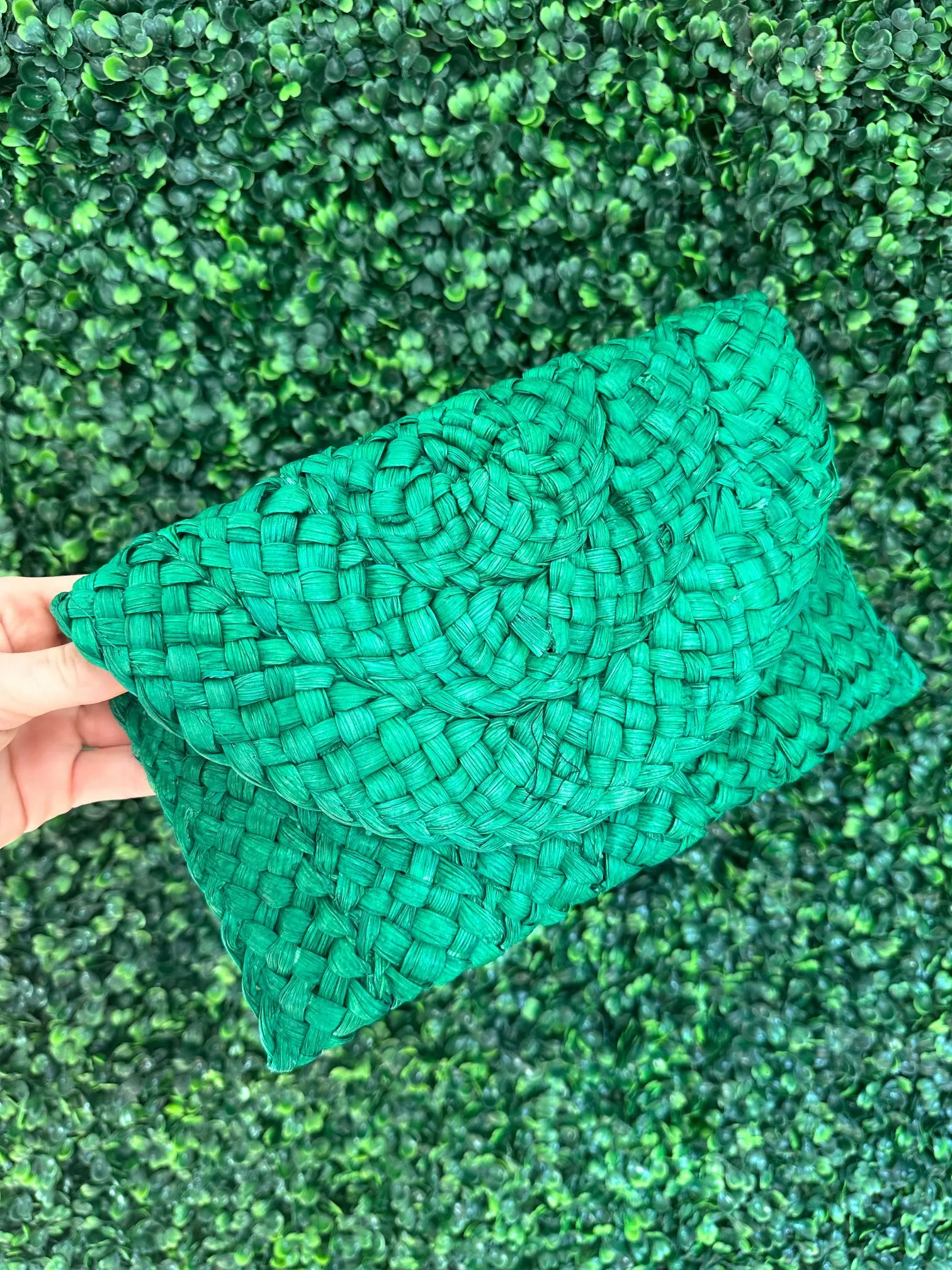 Straw Clutch Bag
