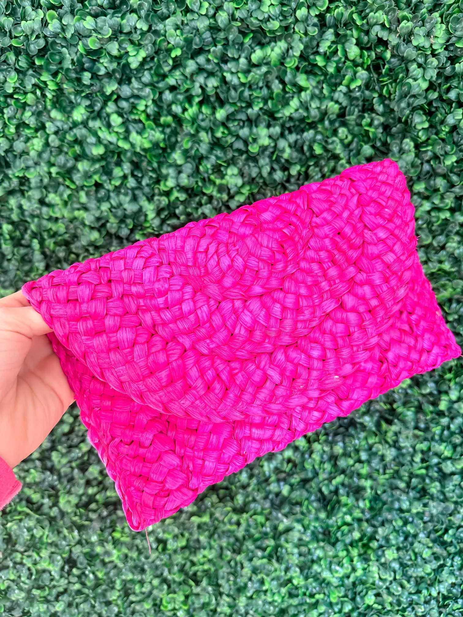 Straw Clutch Bag