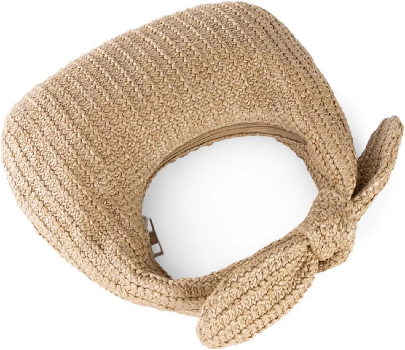 Straw Clutch Purses for Women, Knotted Summer Beach Bag Dumpling Evening Clutch Handbags Woven Underarm Bag