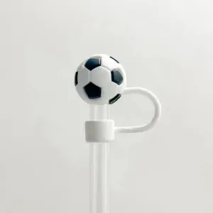 Straw Cover "Soccer Ball"