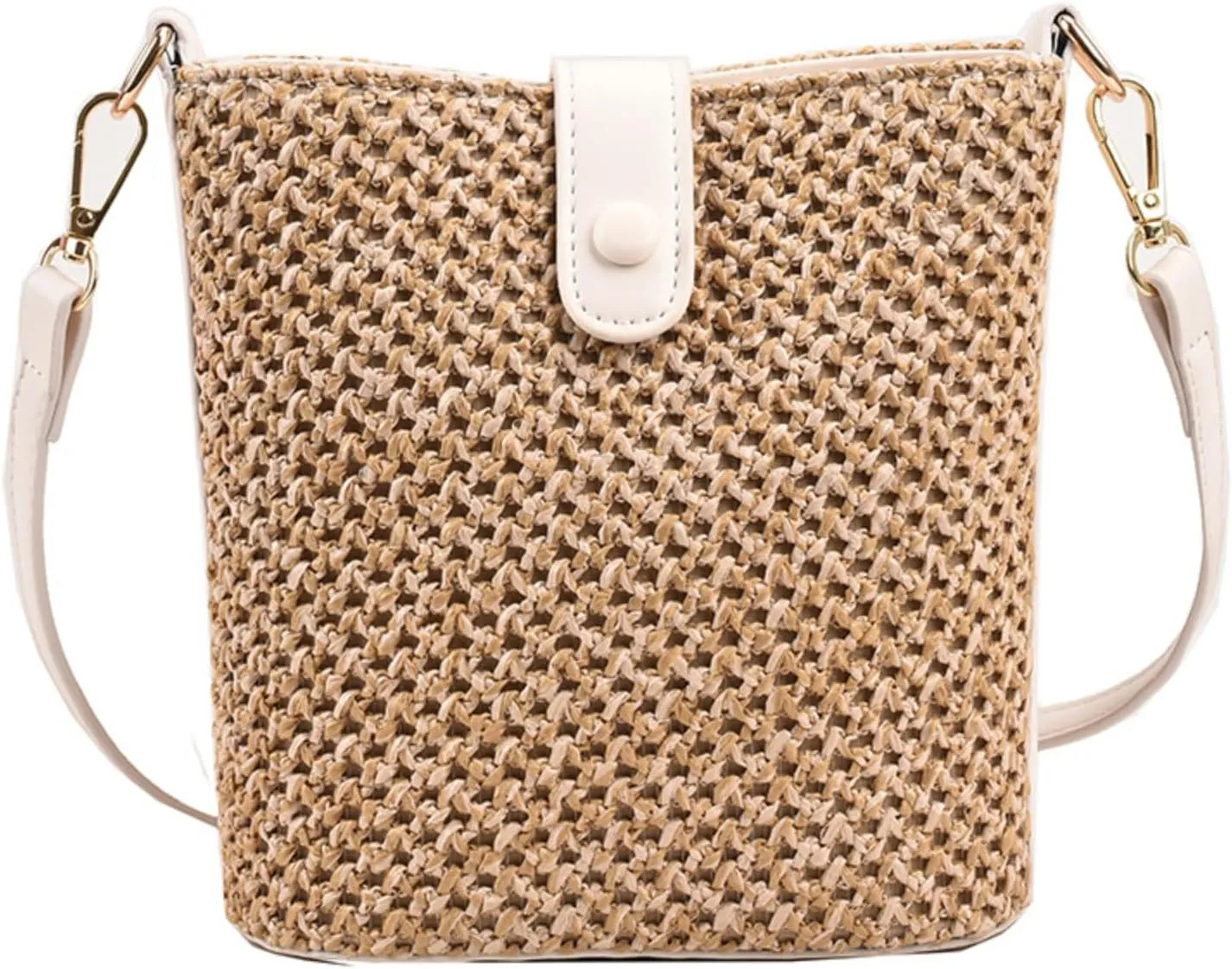 Straw Crossbody Bags for Women Rattan Purse Woven Purse Small Straw Purses 2024 Beach Purse Vacation