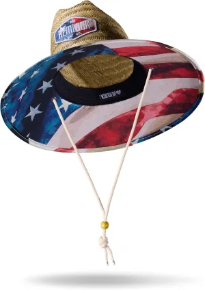 Straw Hat for Men & Women | Lifeguard Hat, Beach Hat & Sun Hat | UPF 50  Wide Brim for Sun Protection | One Size | Hemlock