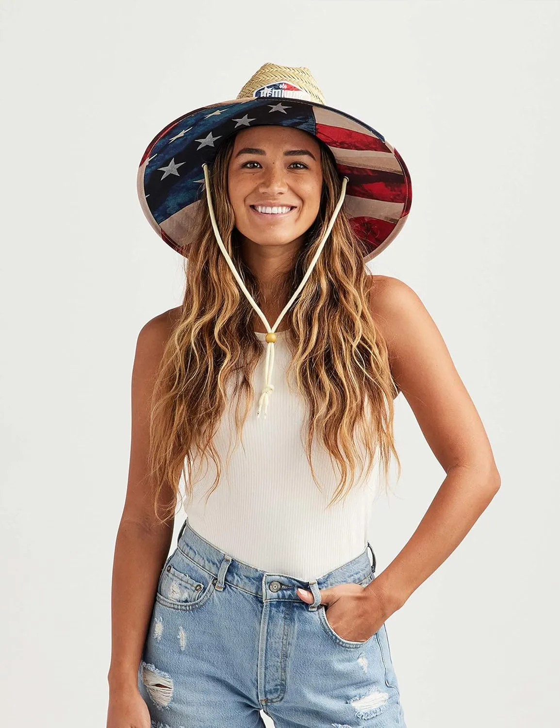 Straw Hat for Men & Women | Lifeguard Hat, Beach Hat & Sun Hat | UPF 50  Wide Brim for Sun Protection | One Size | Hemlock